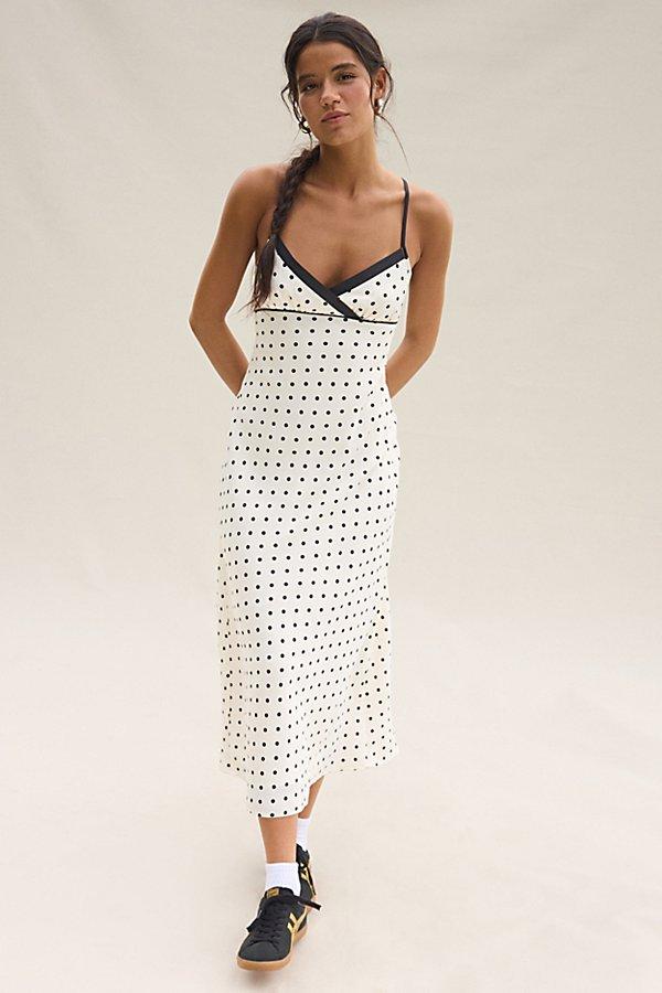 high split halter neck maxi dress in ivory The Halter Slit Gown