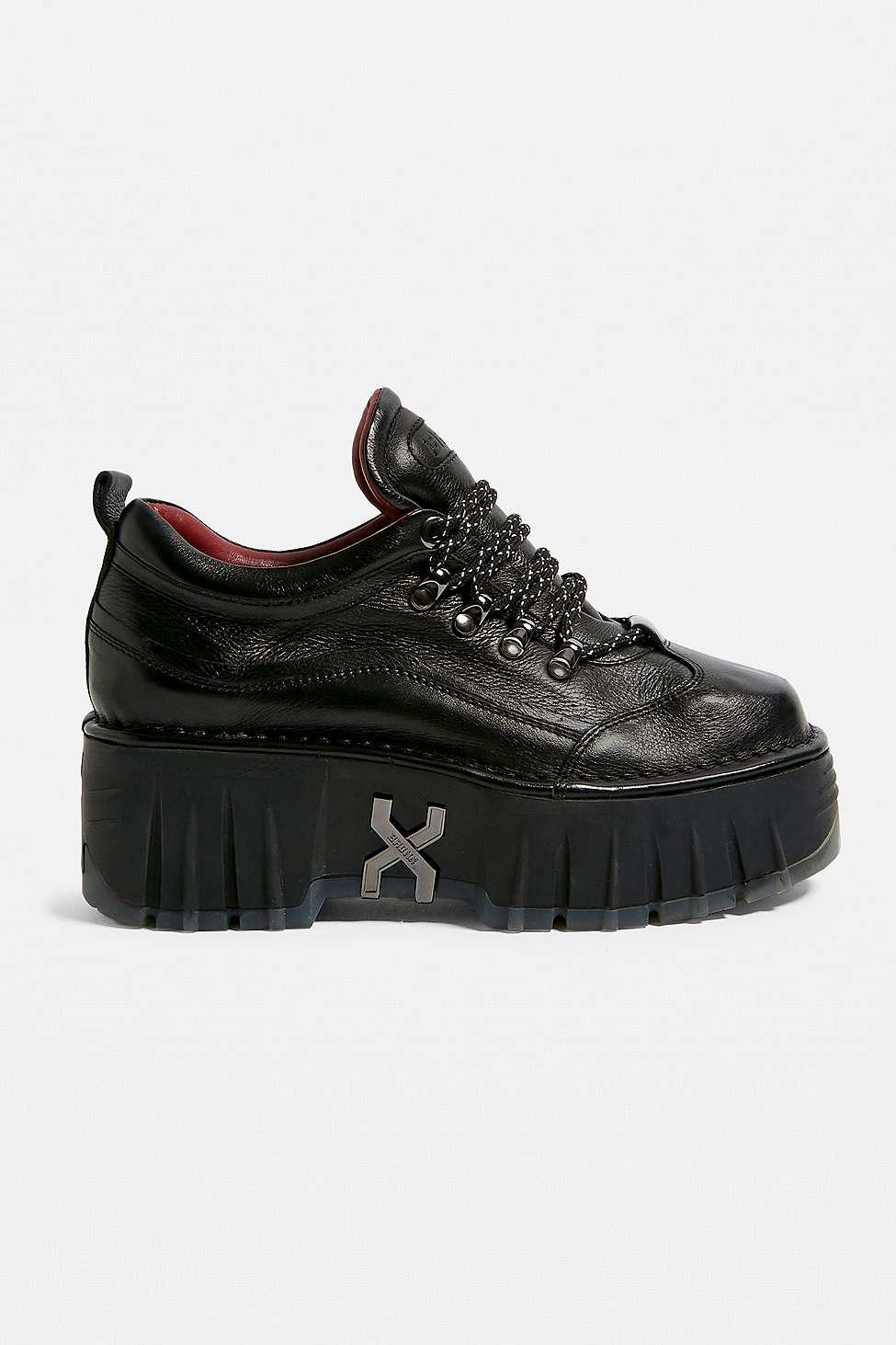Moonwalk Black Platform Trainers