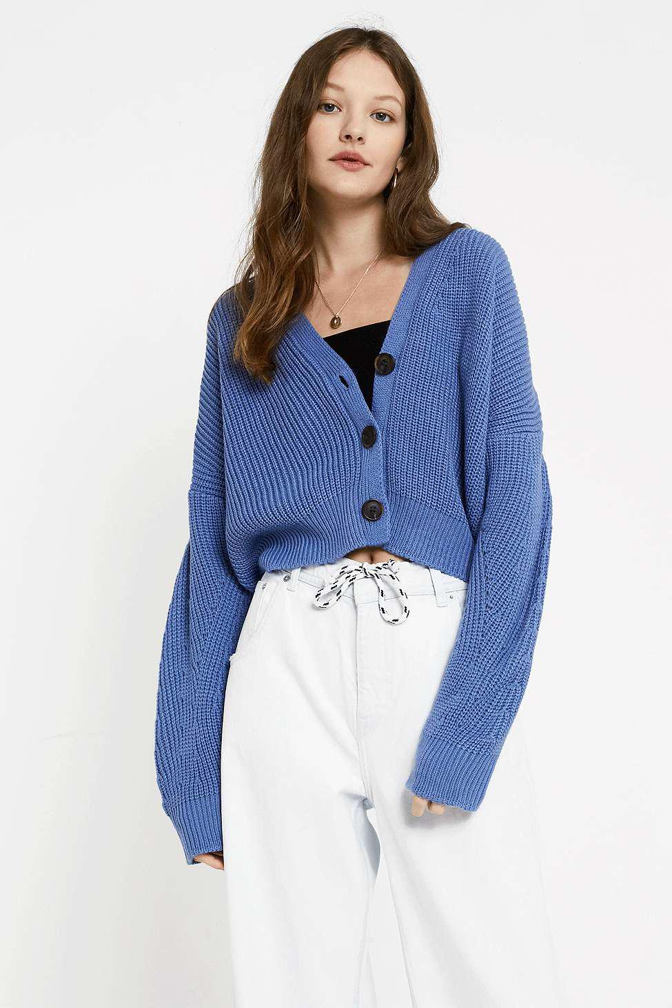 urban outfitters blue cardigan