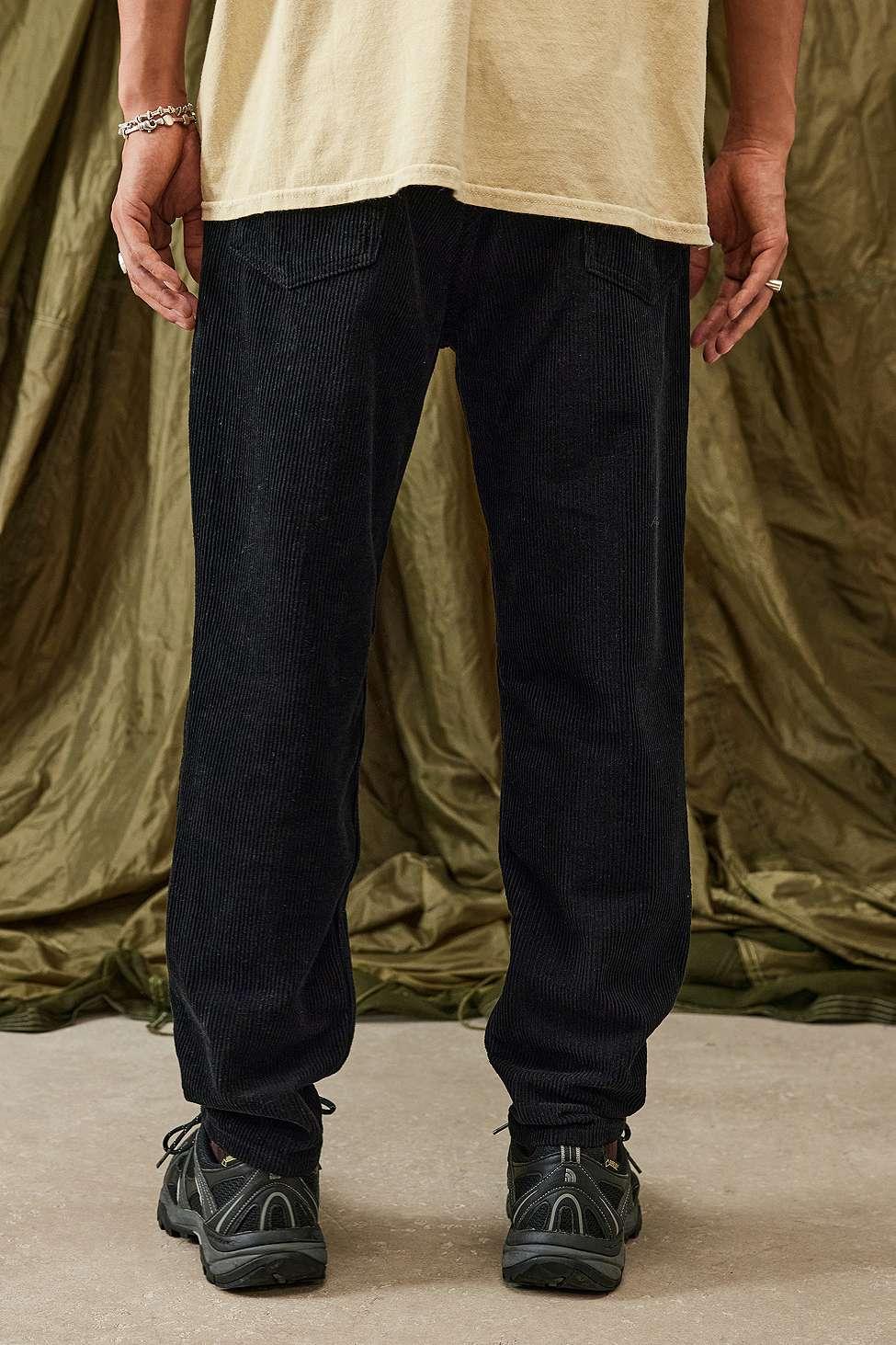 BDG Black Corduroy Dad Jeans for Men Lyst UK