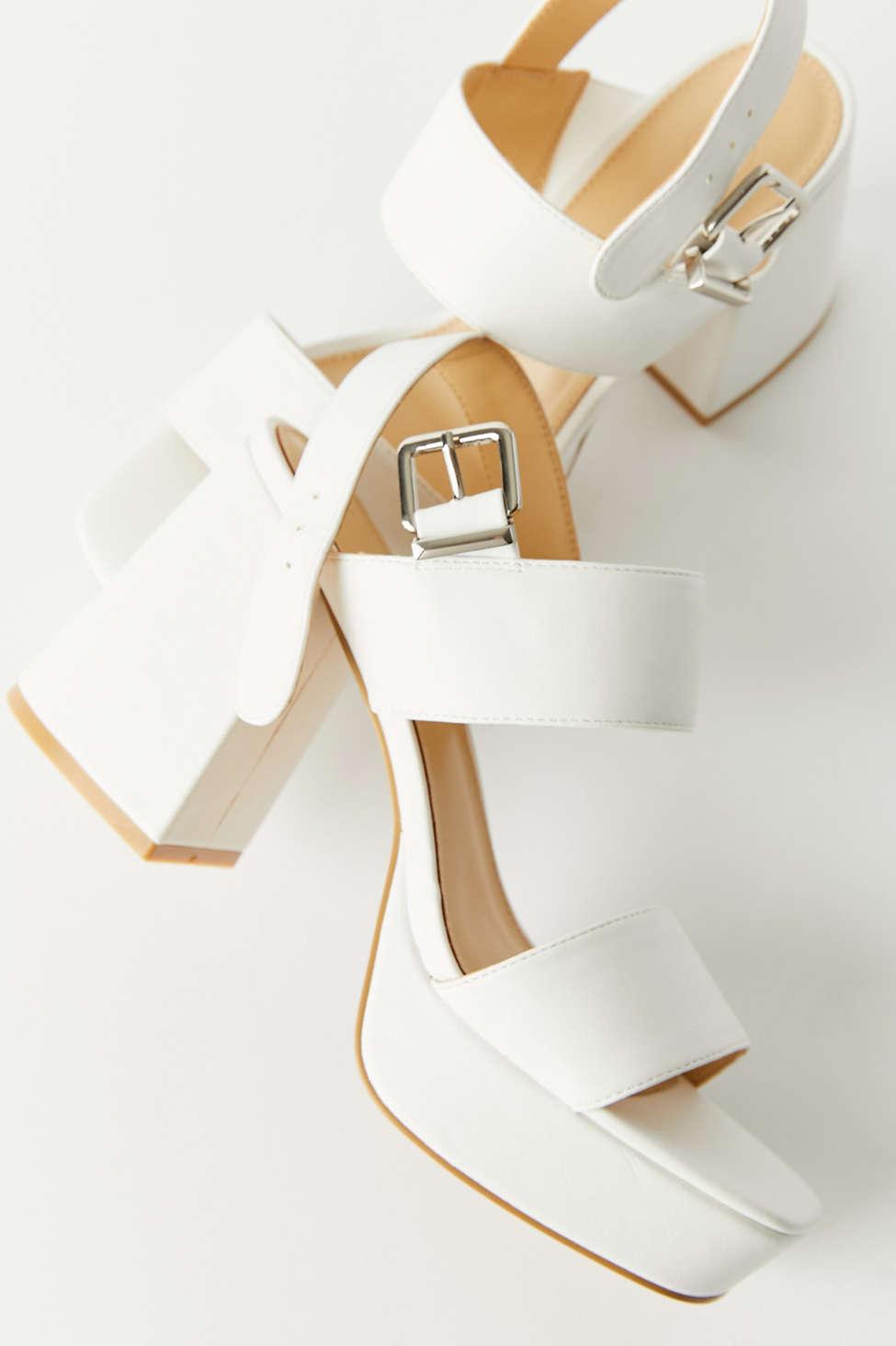 rachel croc strappy platform heel