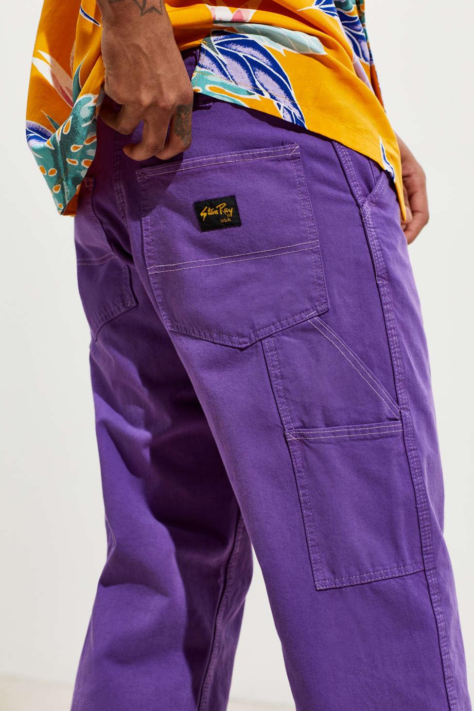 Stan Ray Overdyed Painter Pant in Purple for Men | Lyst