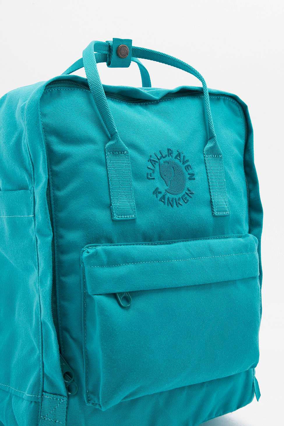 turquoise kanken bag
