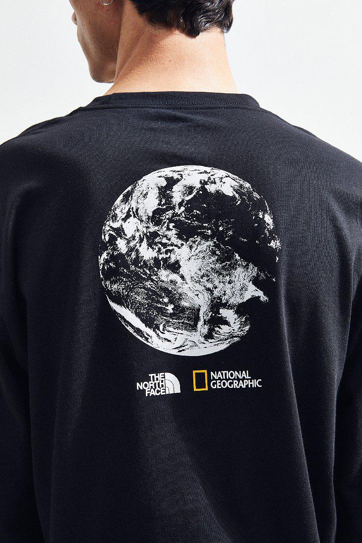 north face national geographic tee