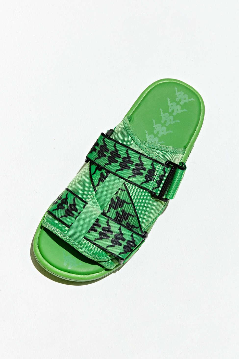 Kappa Rubber Banda Mitel 1 Sandal in Neon Green (Green) for Men | Lyst