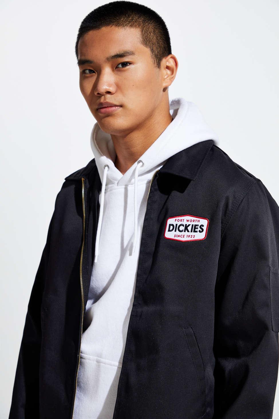 Dickies Cotton Dickies Eisenhower Patched Work Jacket in Black for Men - Lyst