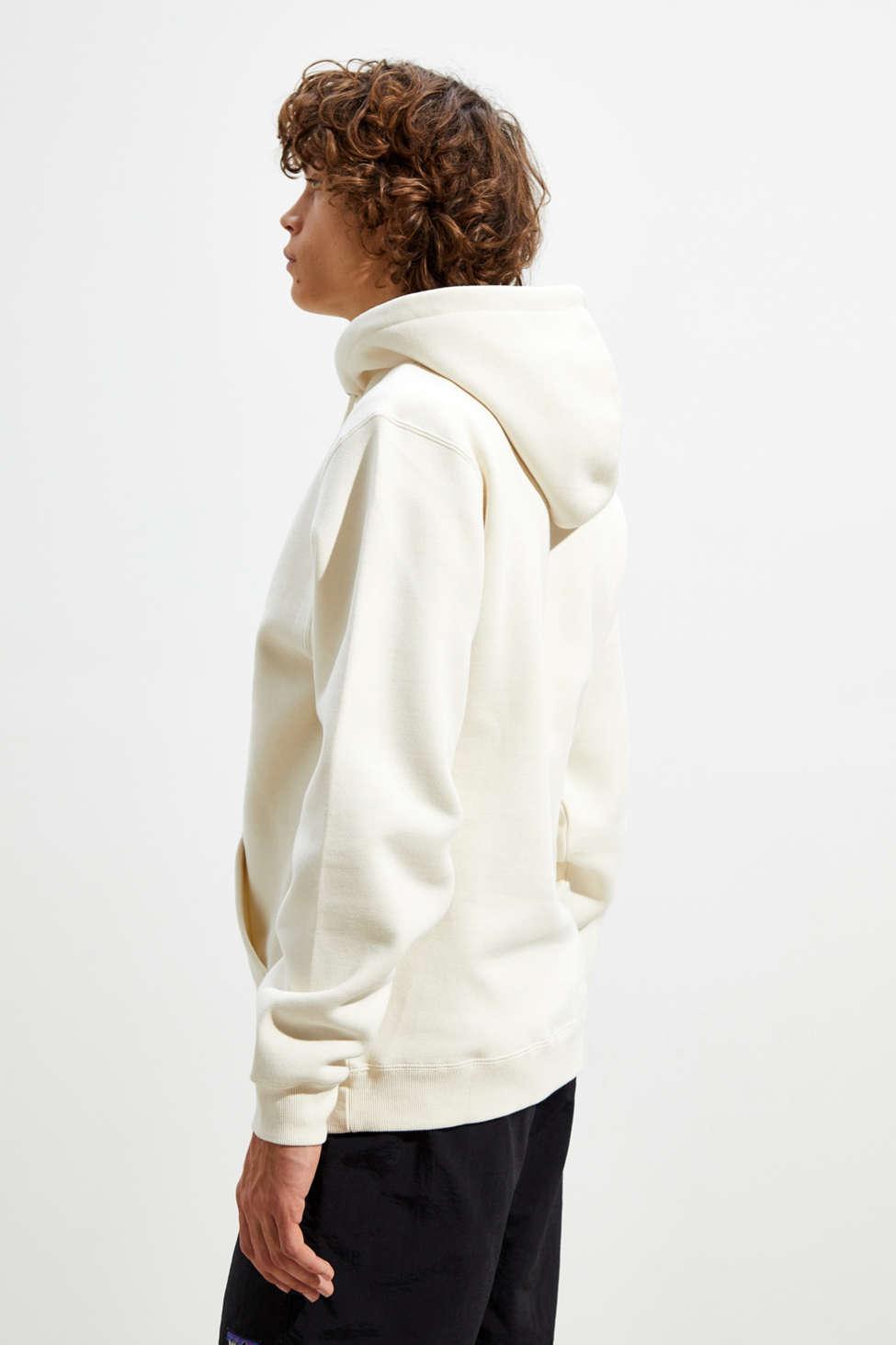 stussy hoodie cream
