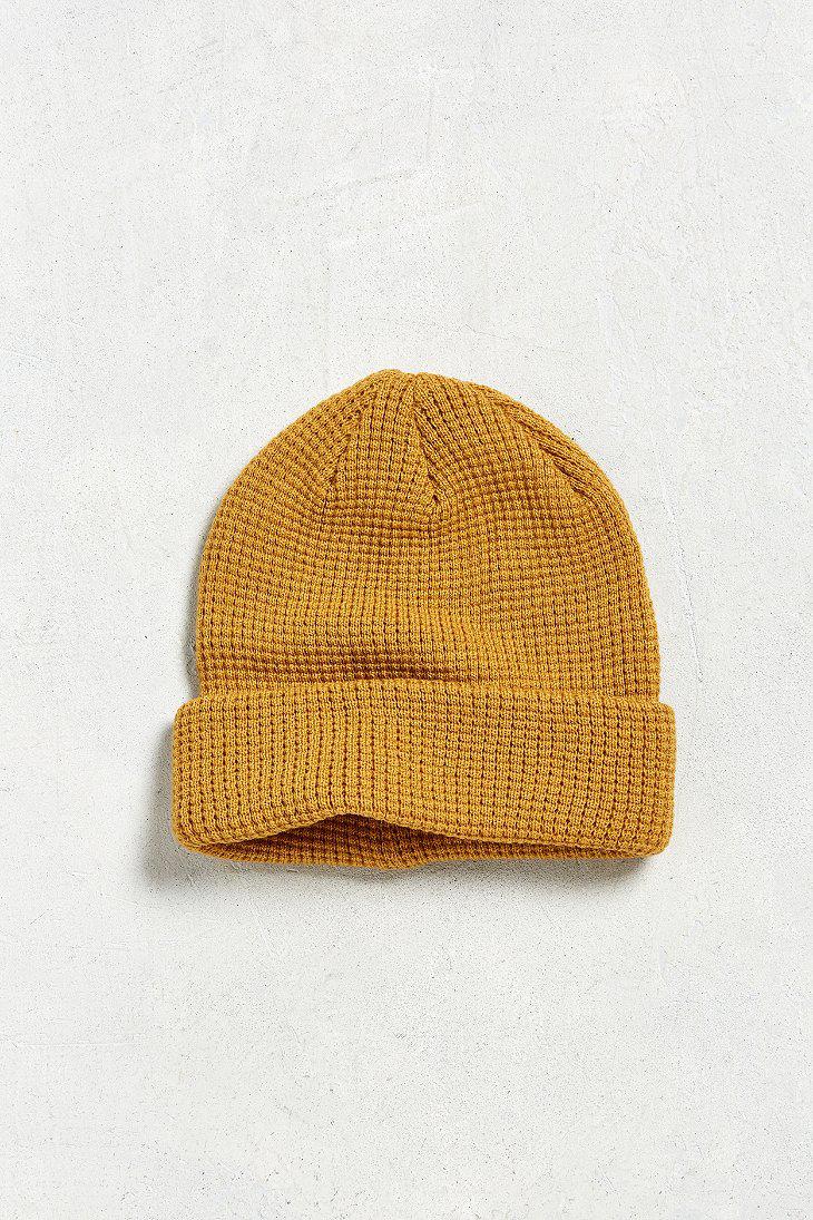 Cotton Uo Waffle Beanie for Men 