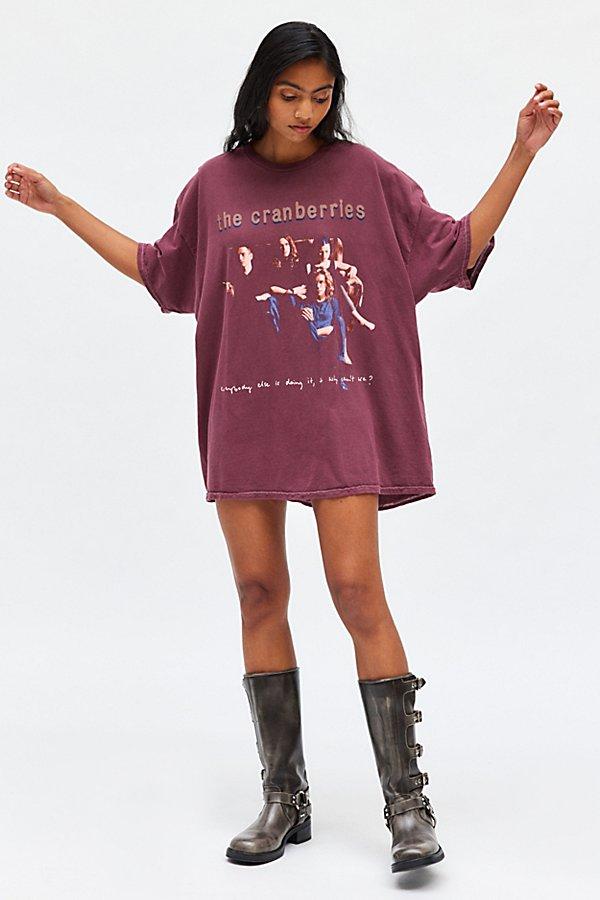 burgundy t shirt dress outfit Back To Basics T-Shirt Dress In Wine Curves 1XL / Wine