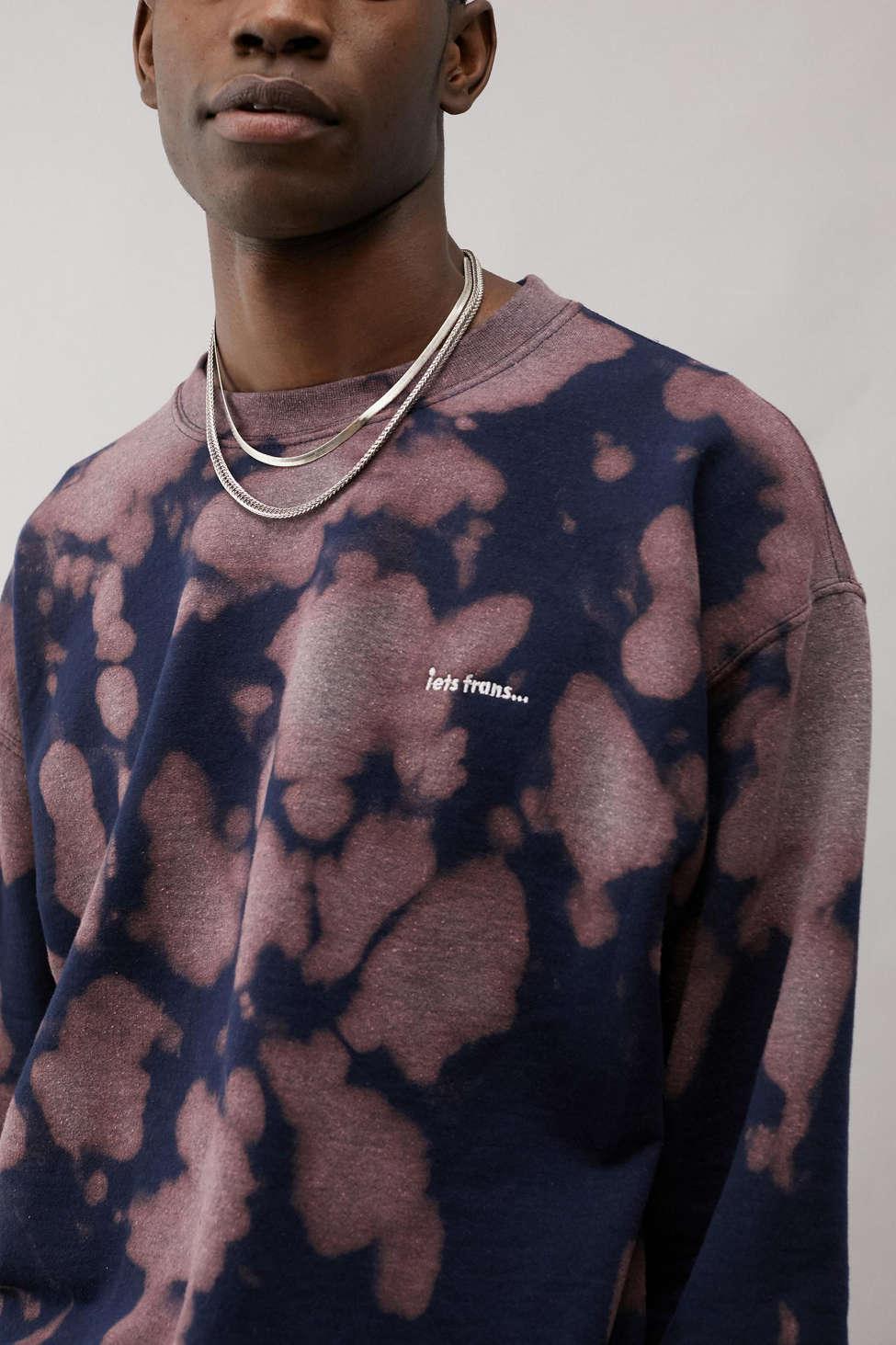 bleached navy sweatshirt