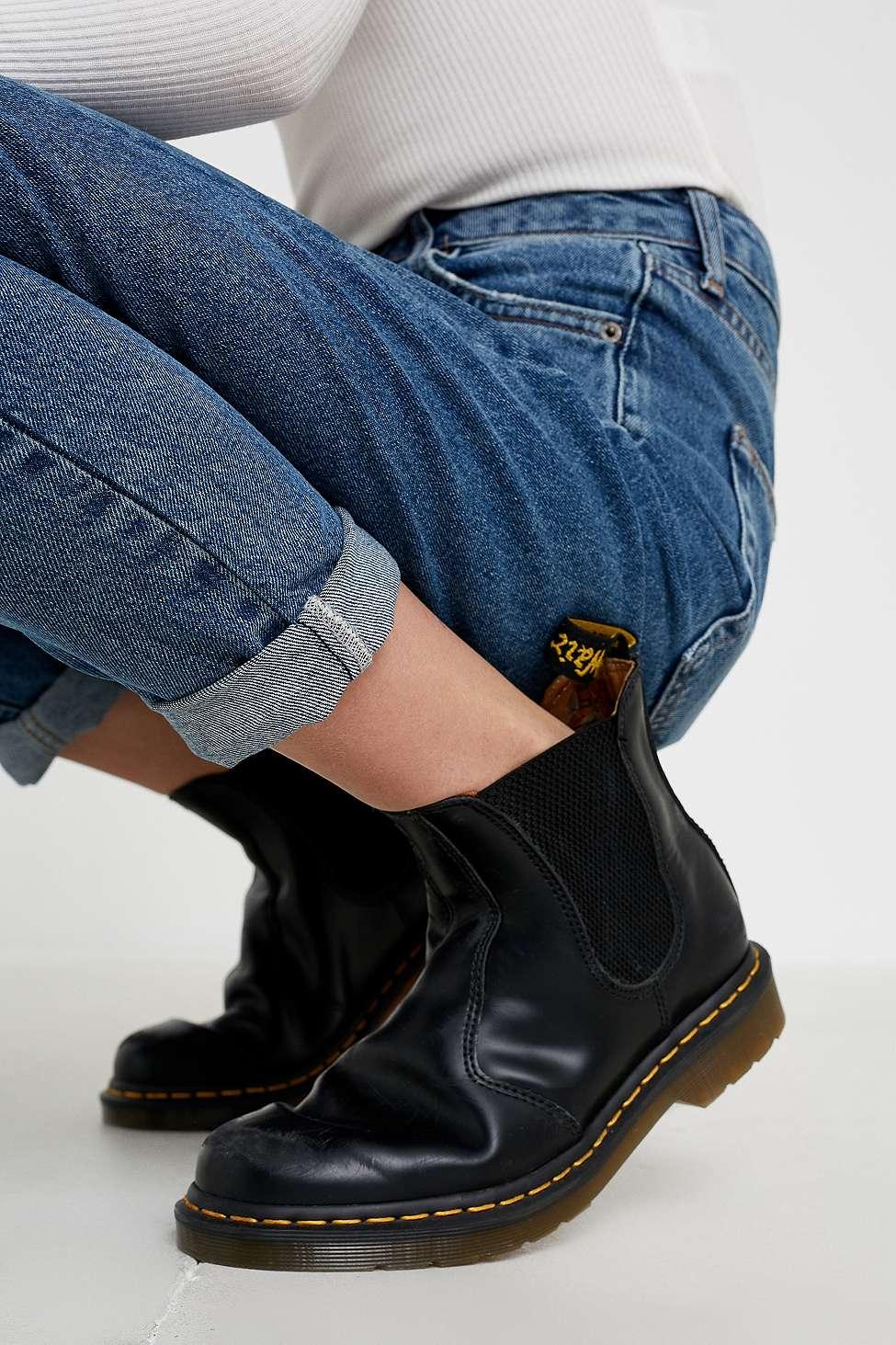 bdg dark vintage wash mom jeans