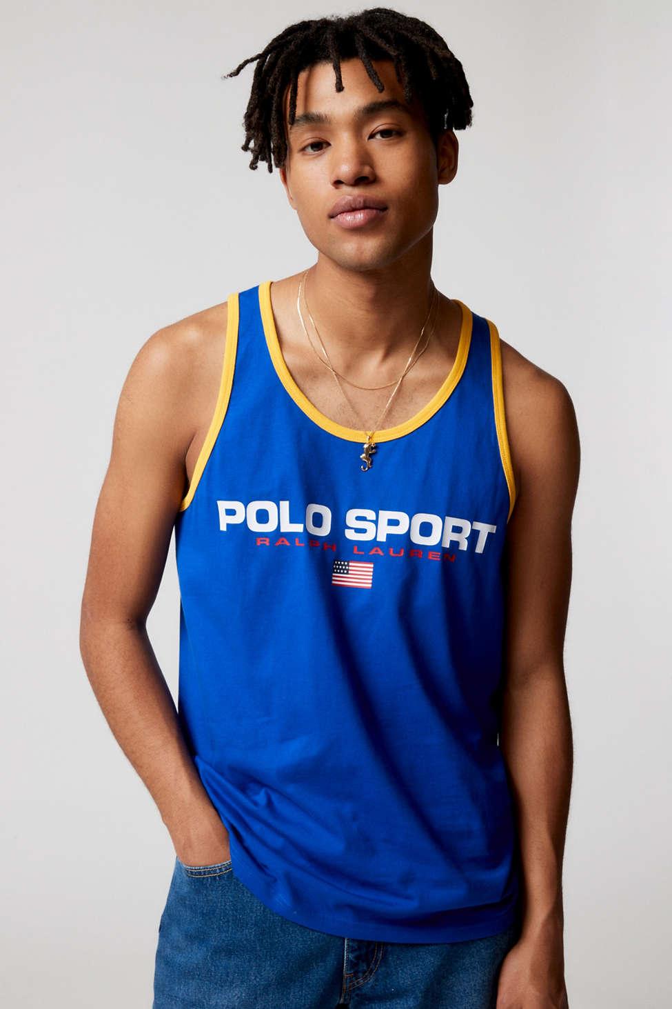 Polo Ralph Lauren Sport Tank Top in Blue for Men | Lyst