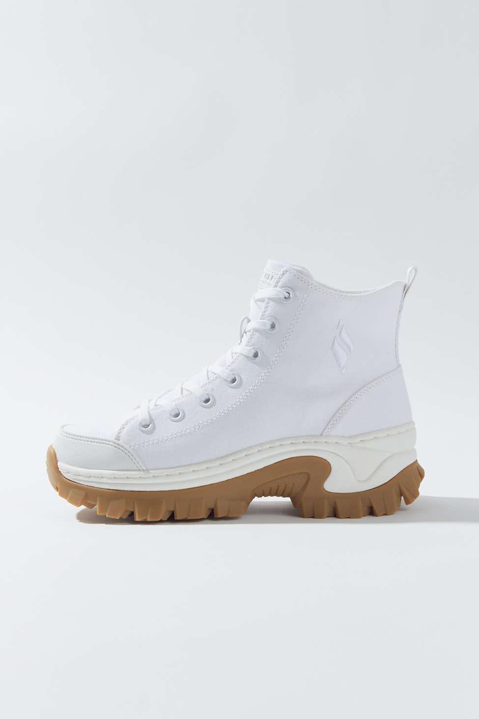 Skechers Street Hi-ryze Fashion Shaker Sneaker in White | Lyst
