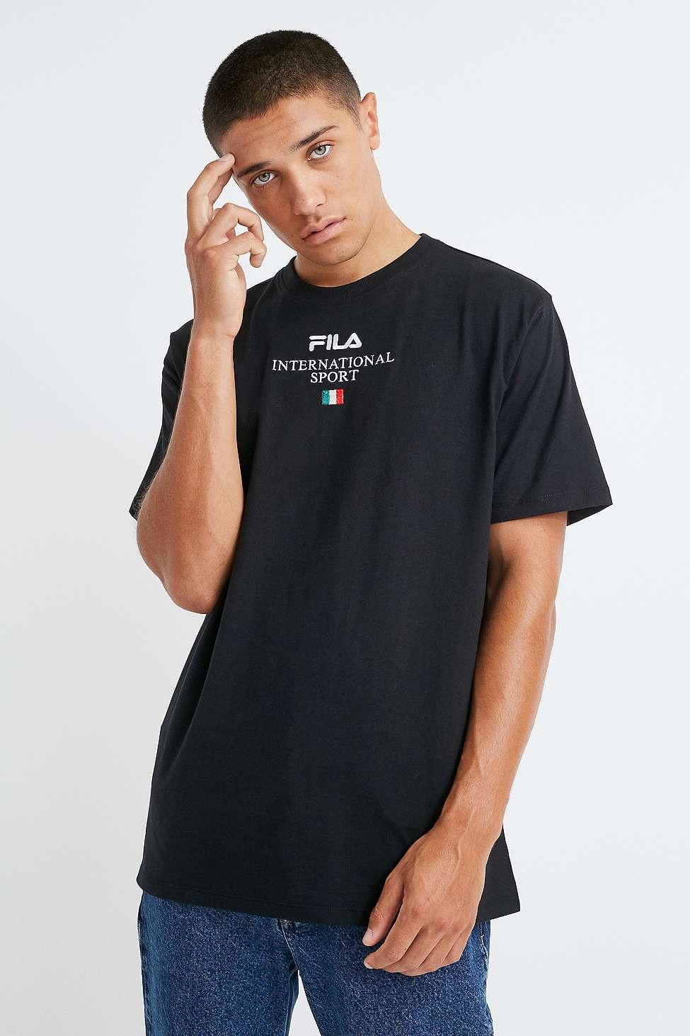 Fila Penny Black T-shirt for Men | Lyst UK