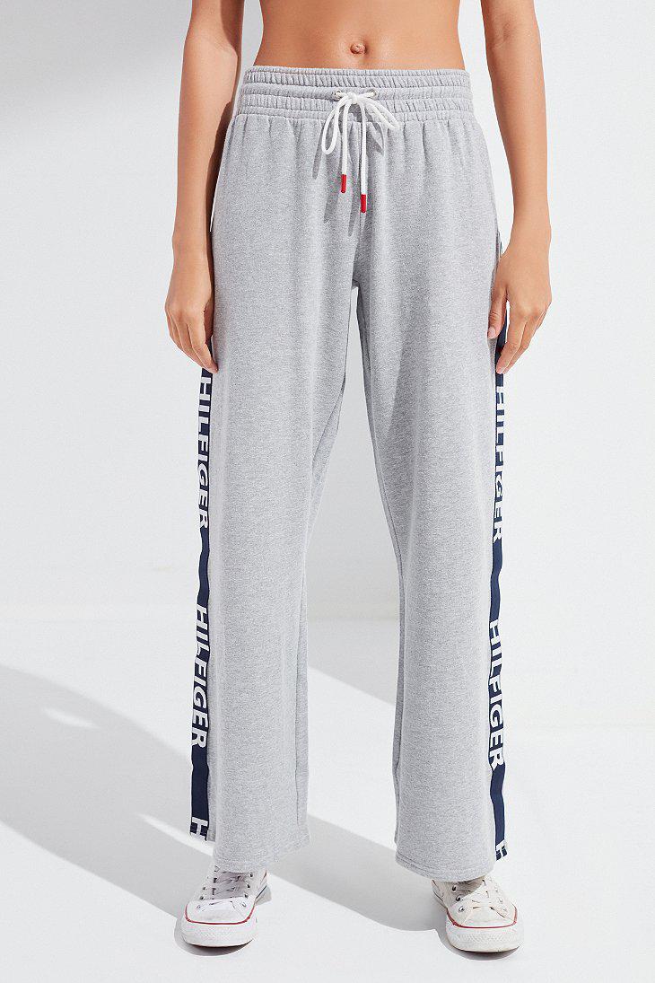 tommy hilfiger tape track pants
