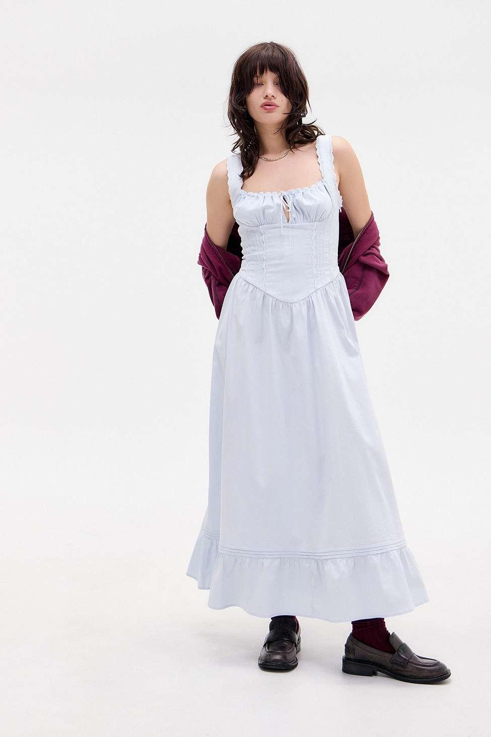 kimchi blue gabriette drop waist maxi dress Kimchi Blue Gabriette Drop Waist Maxi Dress