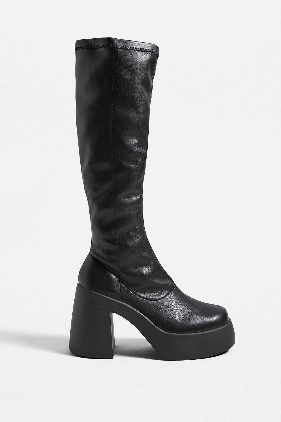 Knee high on sale elastic boots