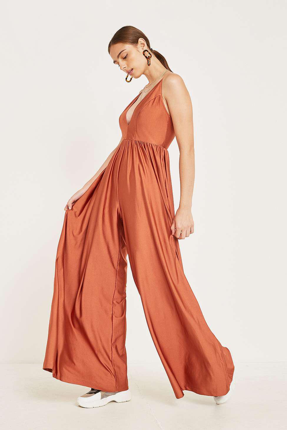 urban outfitters orange jumpsuit