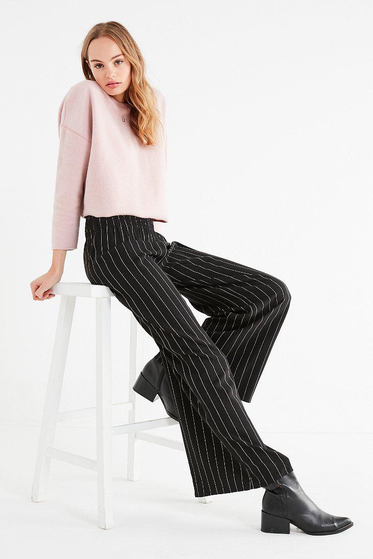 Black And White Striped Pants Urban 