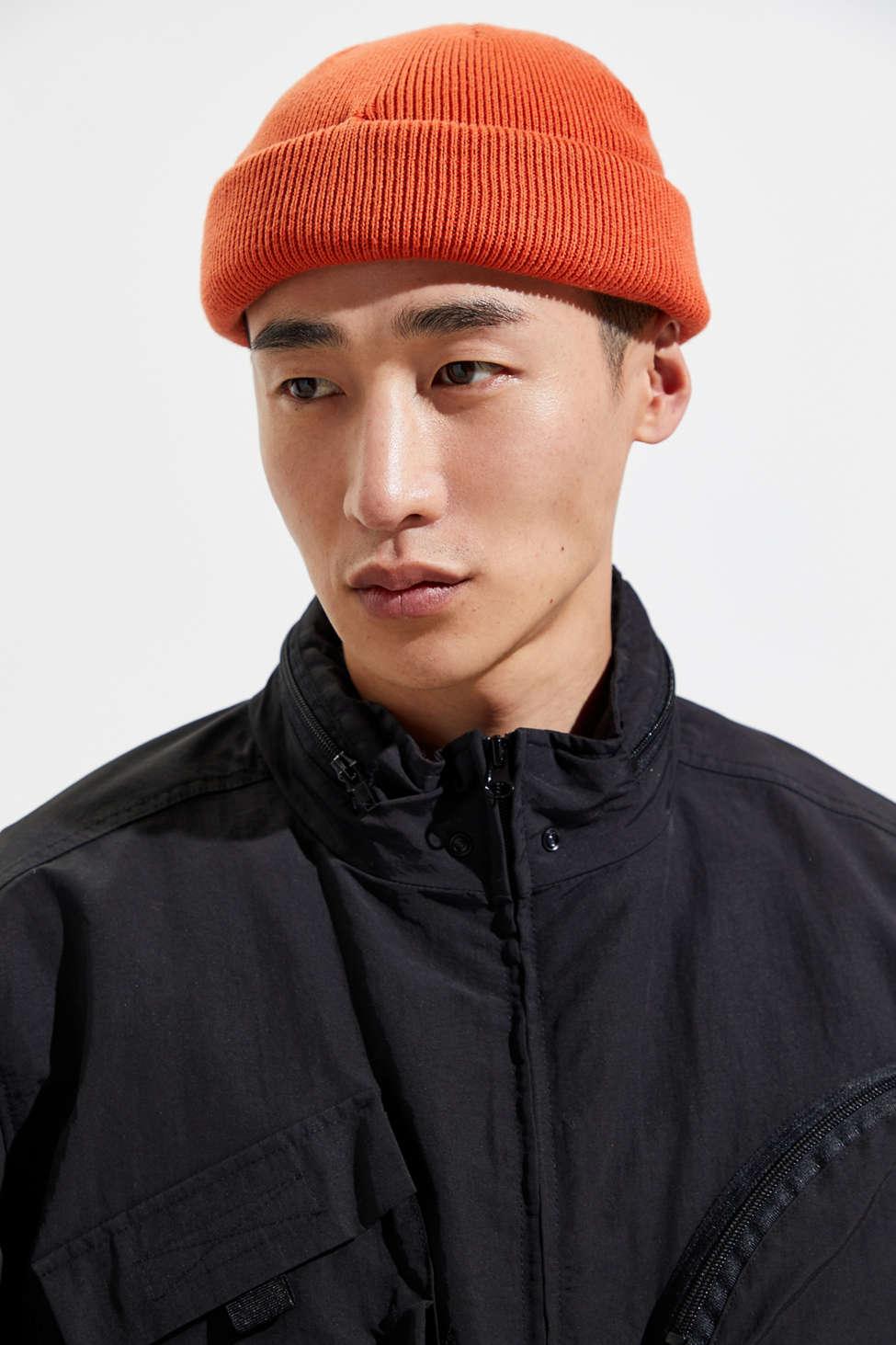 Urban Outfitters Uo Short Roll Beanie for Men | Lyst