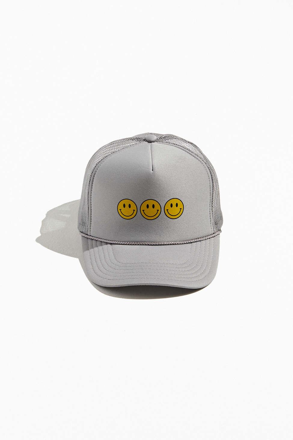 smiley face trucker hat urban outfitters