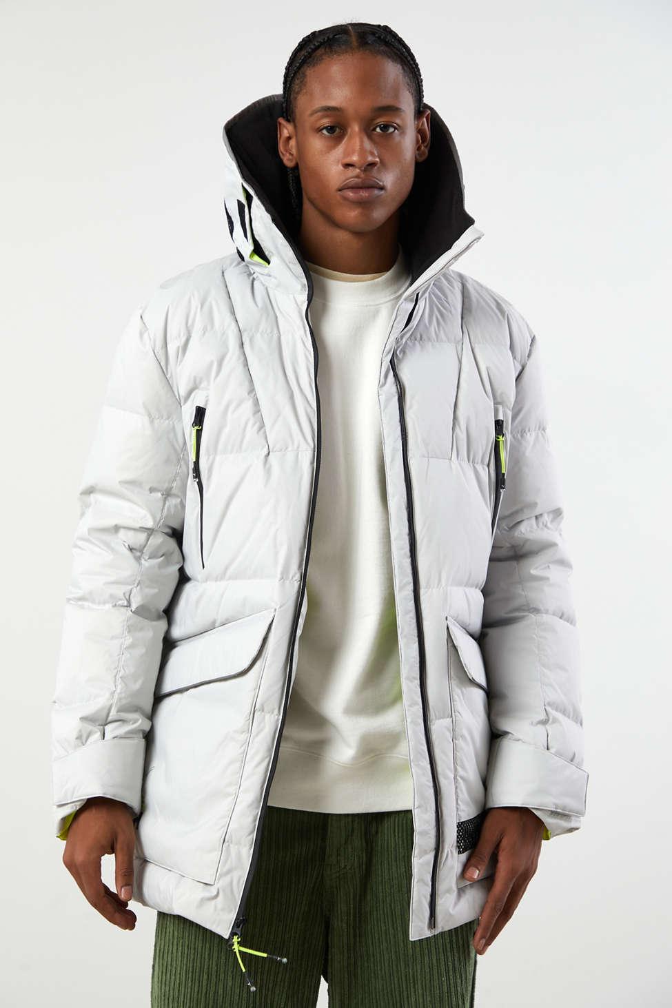 PUMA X Helly Hansen Tech Winter Jacket in Grey (Gray) for Men | Lyst