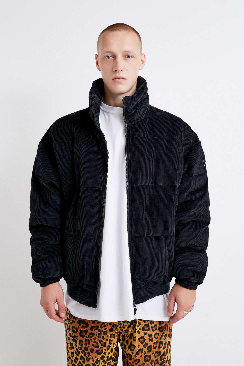 Lyst - Urban Outfitters Uo Corduroy Puffer Jacket in Red