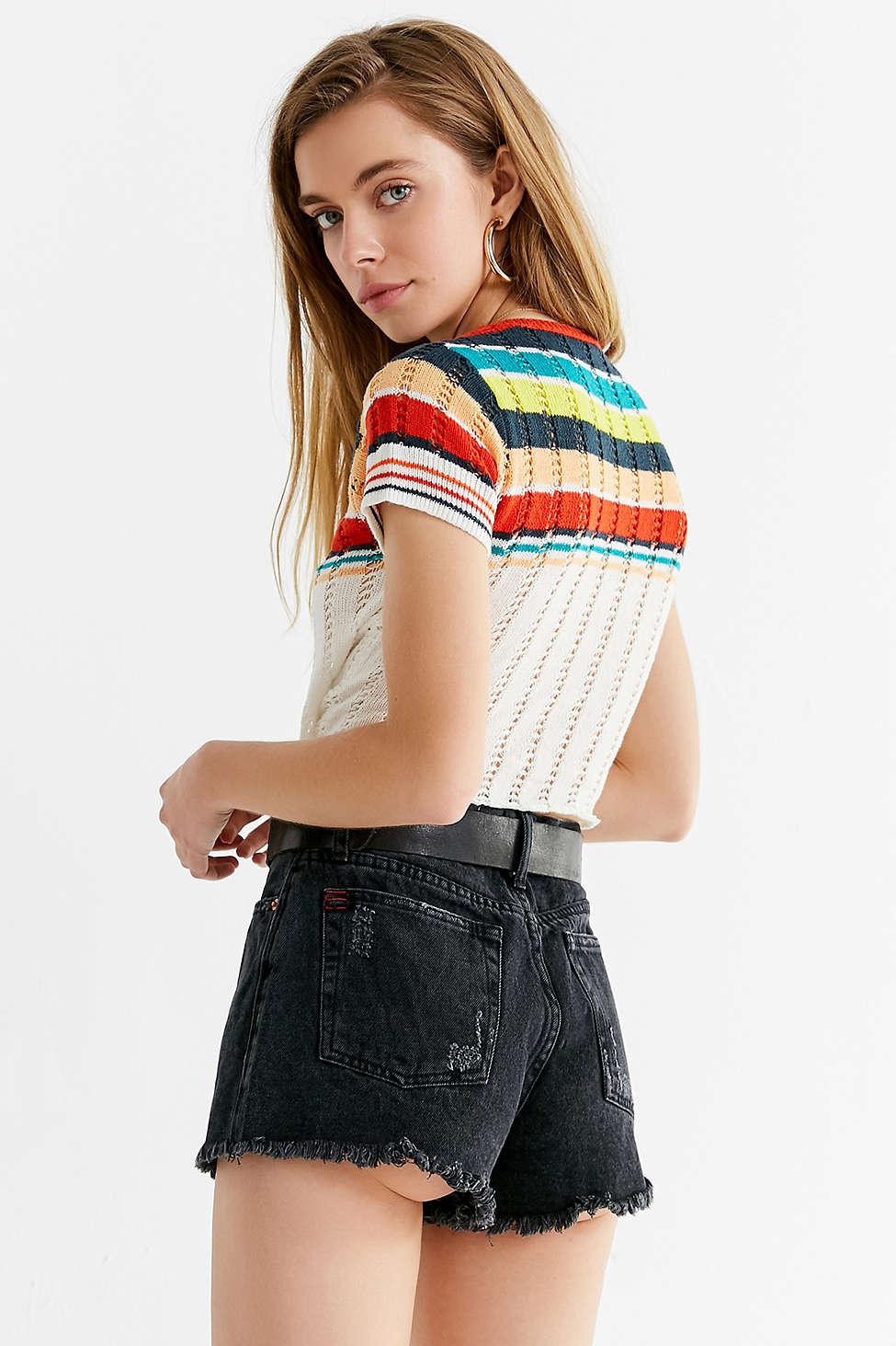 bdg girlfriend high rise shorts