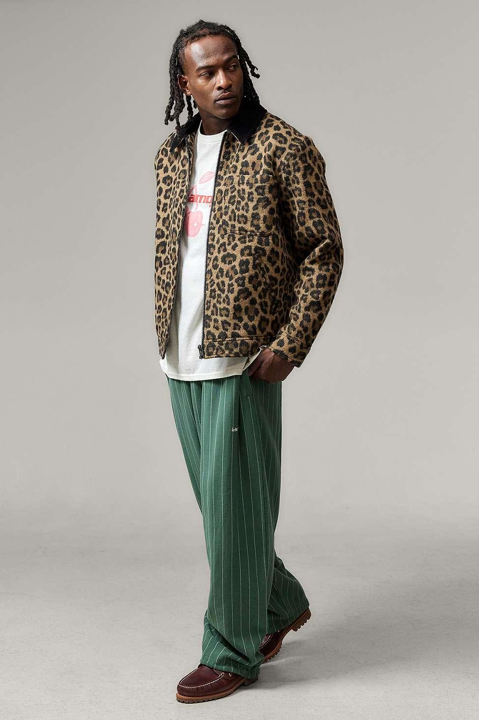 ジャケット・アウター OG LABEL LEOPARD WORK JACKET OG LABEL LEOPARD FIRST DOWN – BlackEyePatch