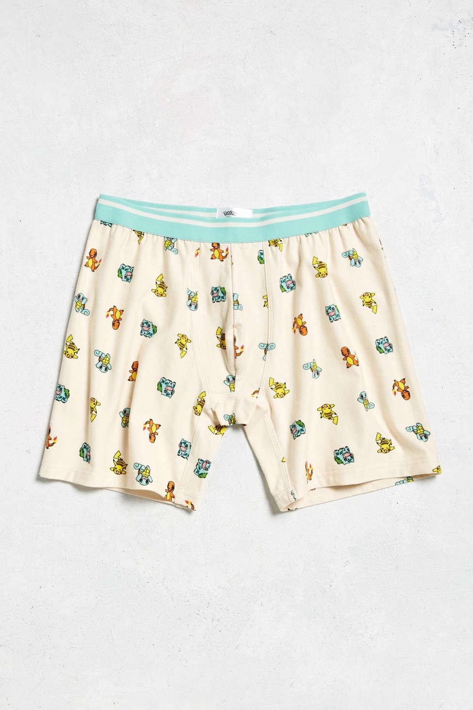 Urban Outfitters Pokemon Print Boxer Brief in Yellow for Men