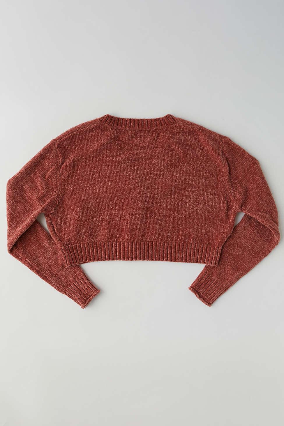 Urban outfitters top chenille cardigan