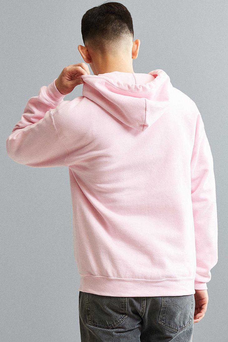 Fila Fila Script Hoodie Sweatshirt in Pink for Men | Lyst