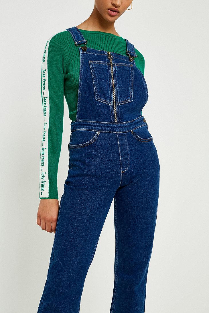 kick flare dungarees