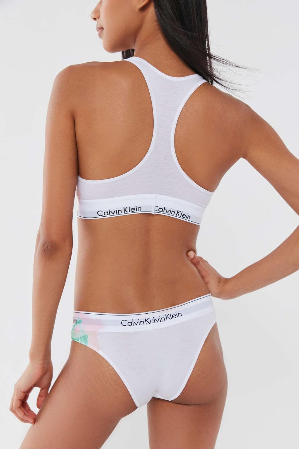 tie dye calvin klein bra