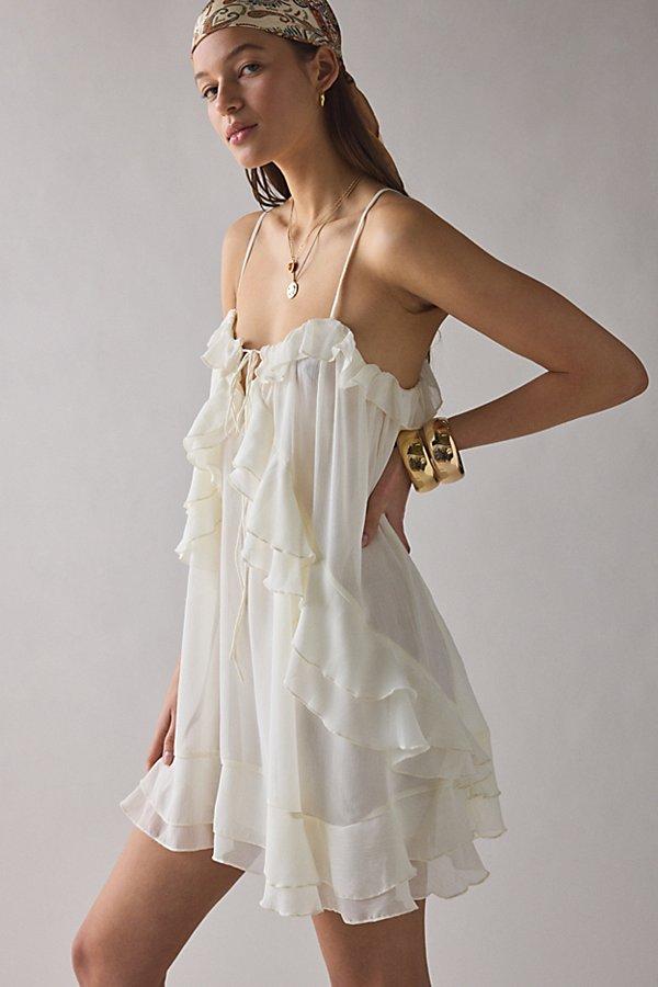 Lioness Ethereal Ruffle Cami Mini Dress in White | Lyst Canada Lioness Ethereal Ruffle Cami Mini Dress in White | Lyst Canada