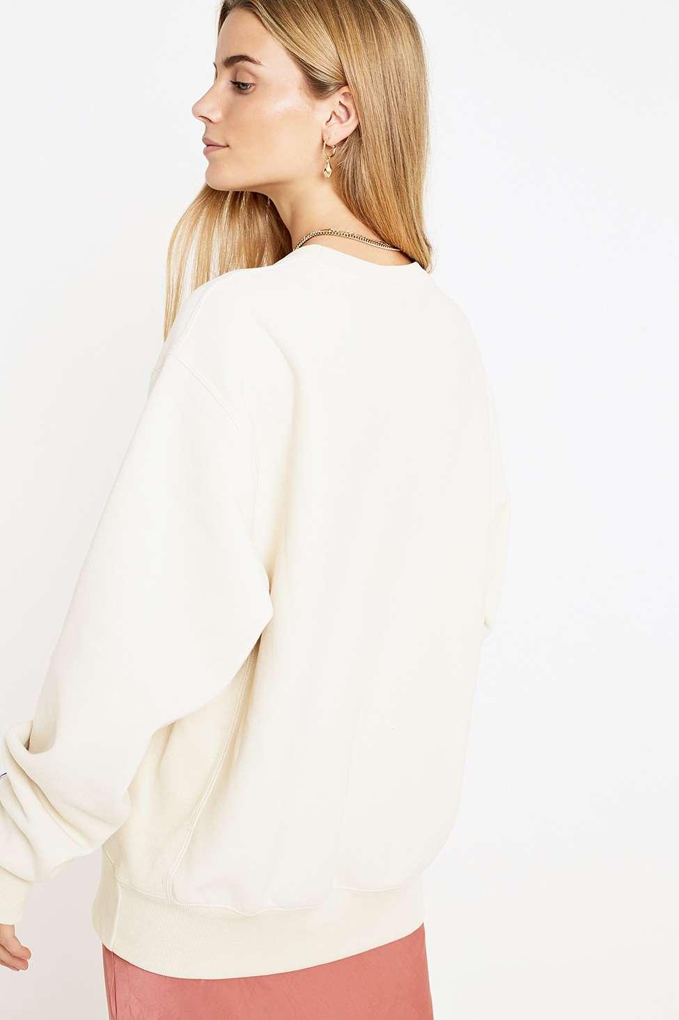 cream champion jumper