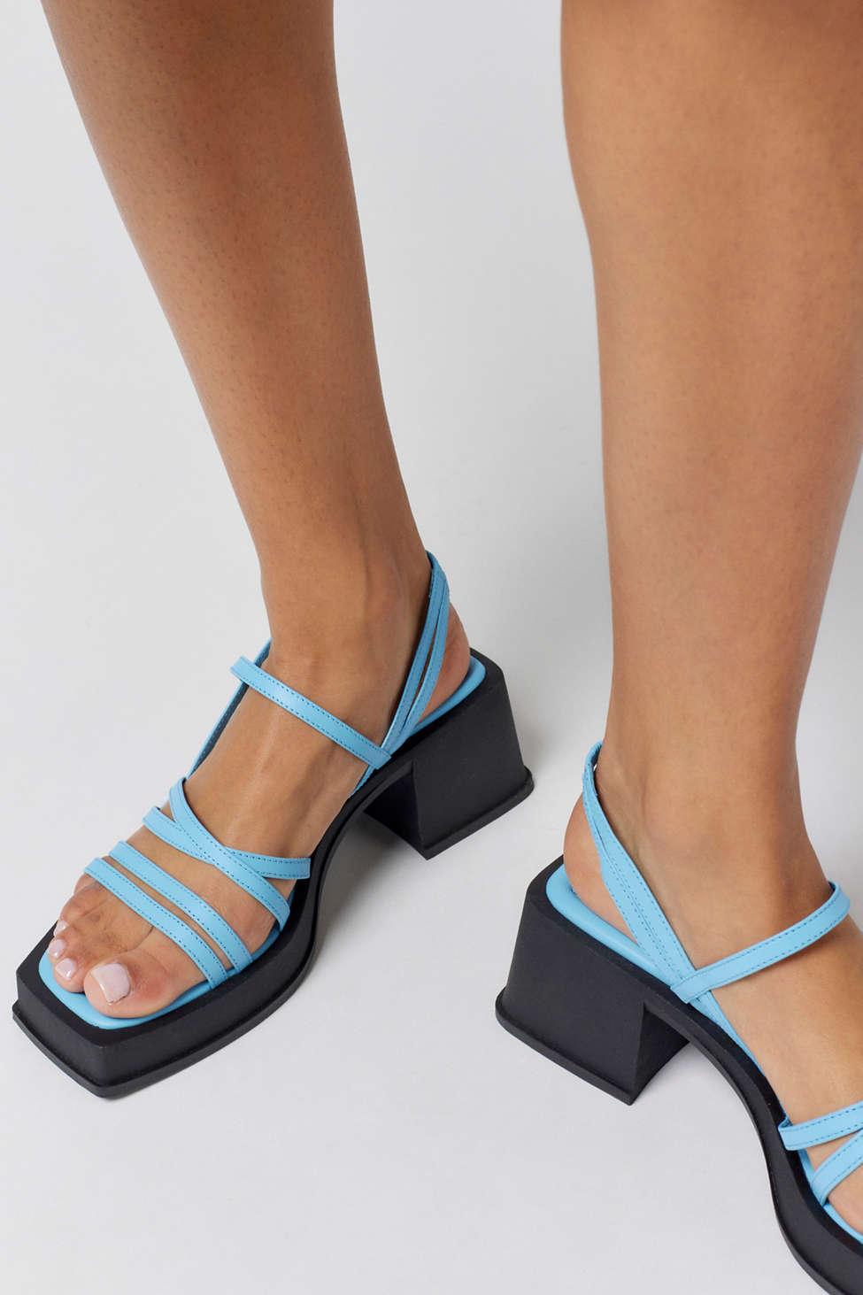 Vagabond Shoemakers Hennie Strappy Sandal Heel in Blue | Lyst