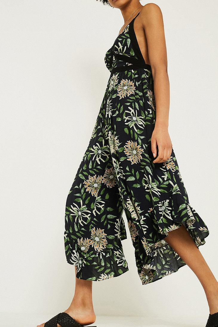 urban outfitters floral jumpsuit