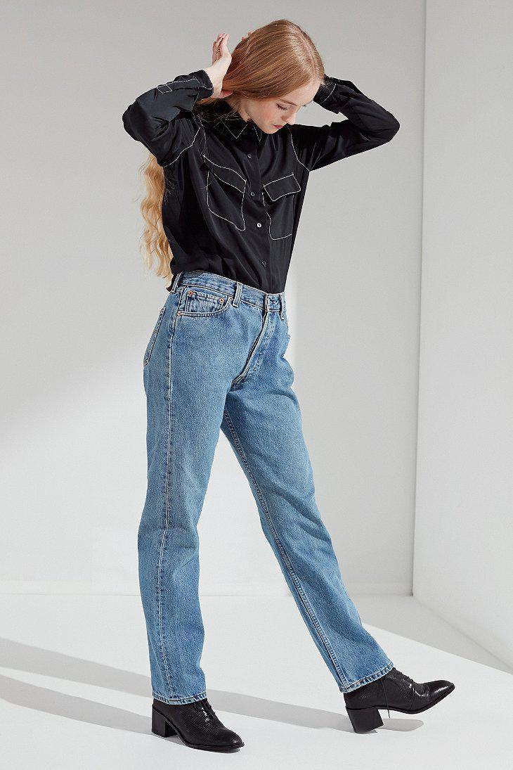 Urban Outfitters Denim Vintage Levi's 501/505 Jean in Indigo (Blue) - Lyst