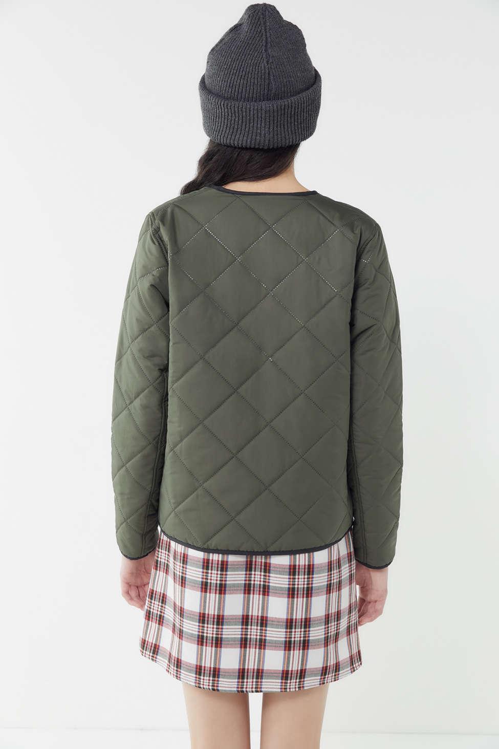 Herschel Supply Co. Synthetic Sonic Quilted Jacket in Green | Lyst
