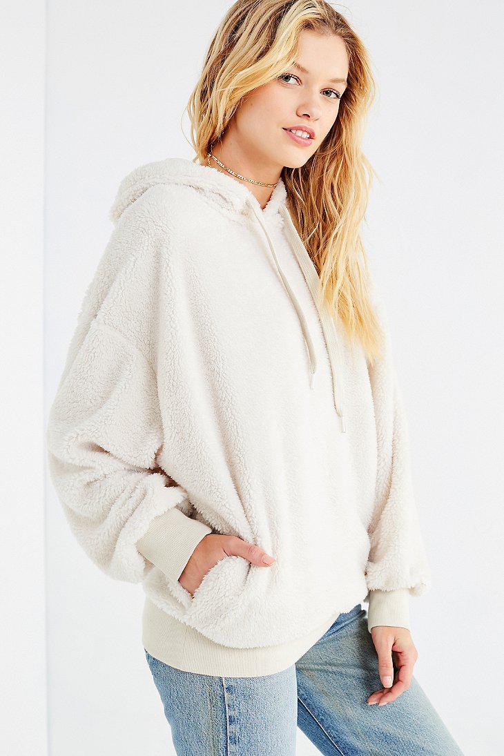 fuzzy hoodie urban outfitters