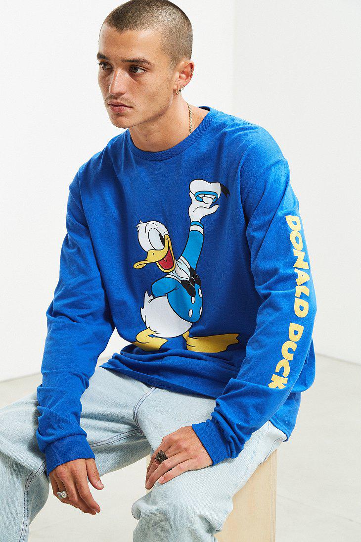 donald duck long sleeve shirt