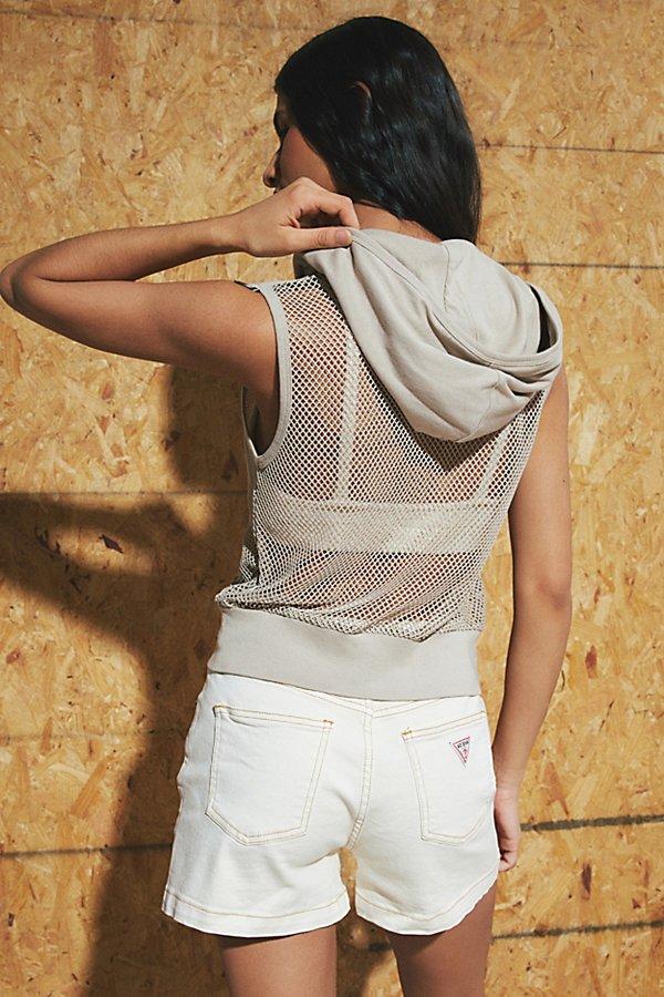 Guess mesh hoodie new arrivals