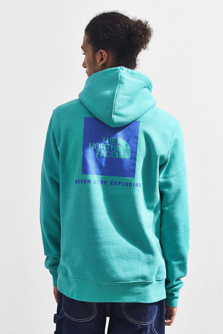 north face dark green hoodie