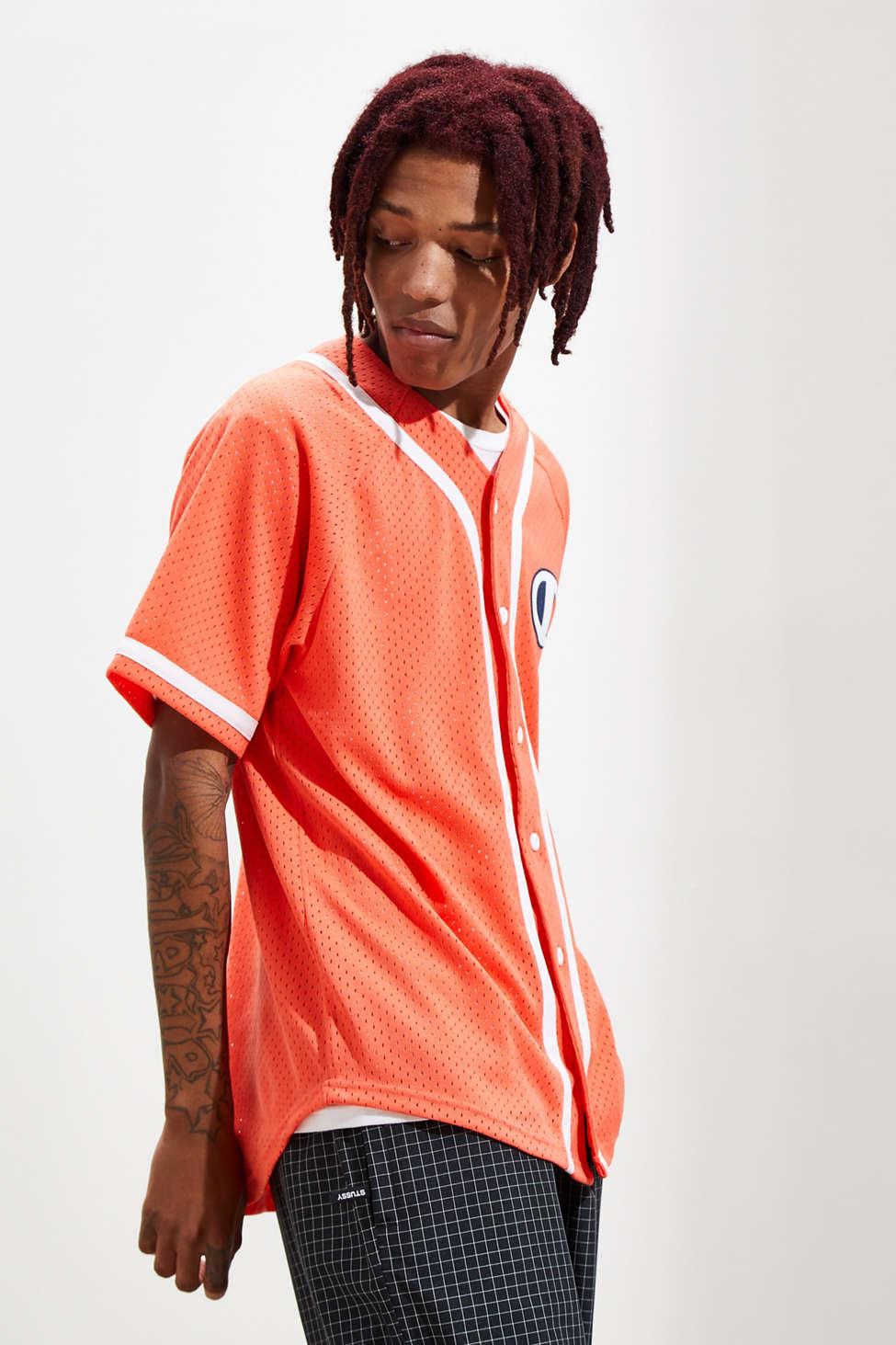 champion mesh baseball jersey