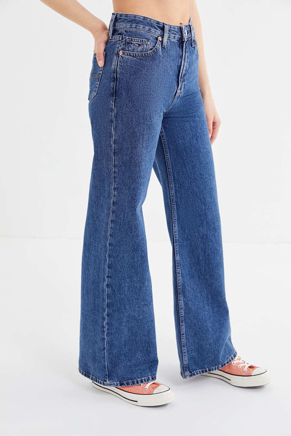 Tommy Hilfiger High-rise Flare Jean in Blue | Lyst