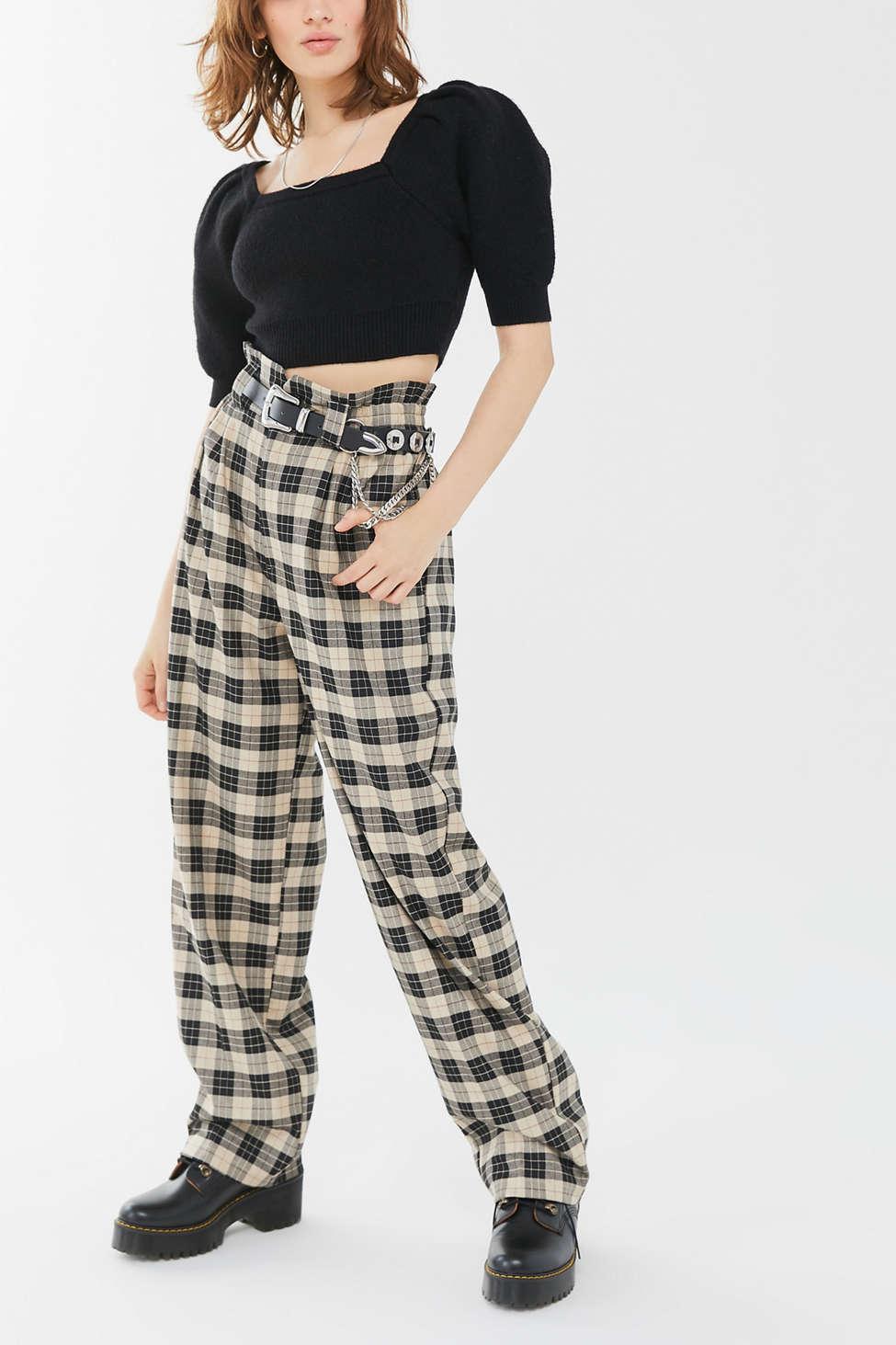 urban outfitters checkered pants