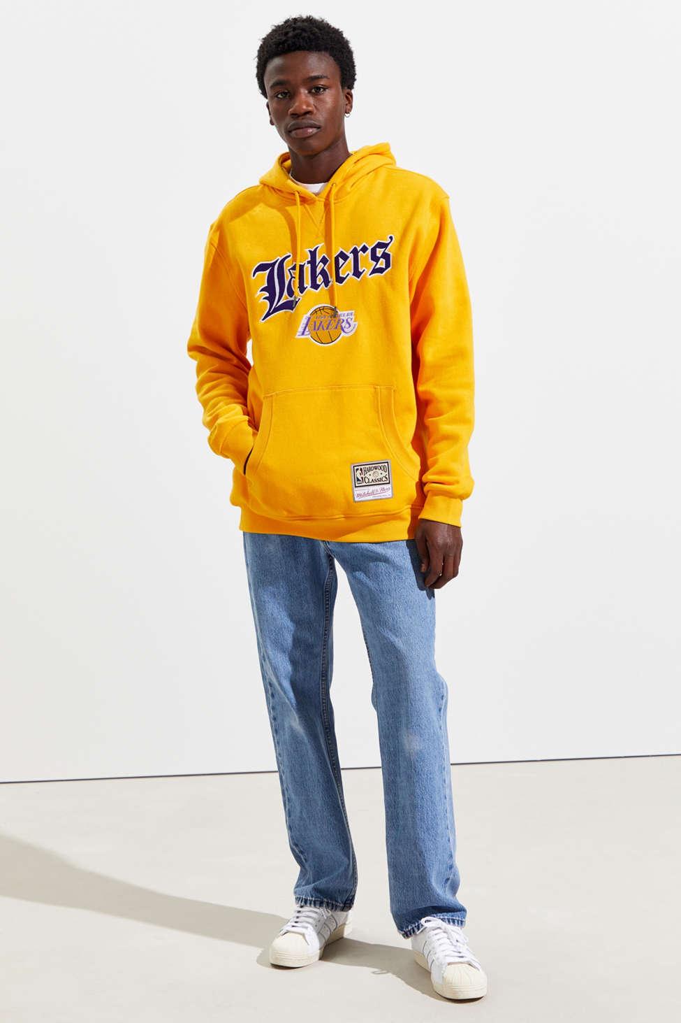 lakers short sleeve hoodie