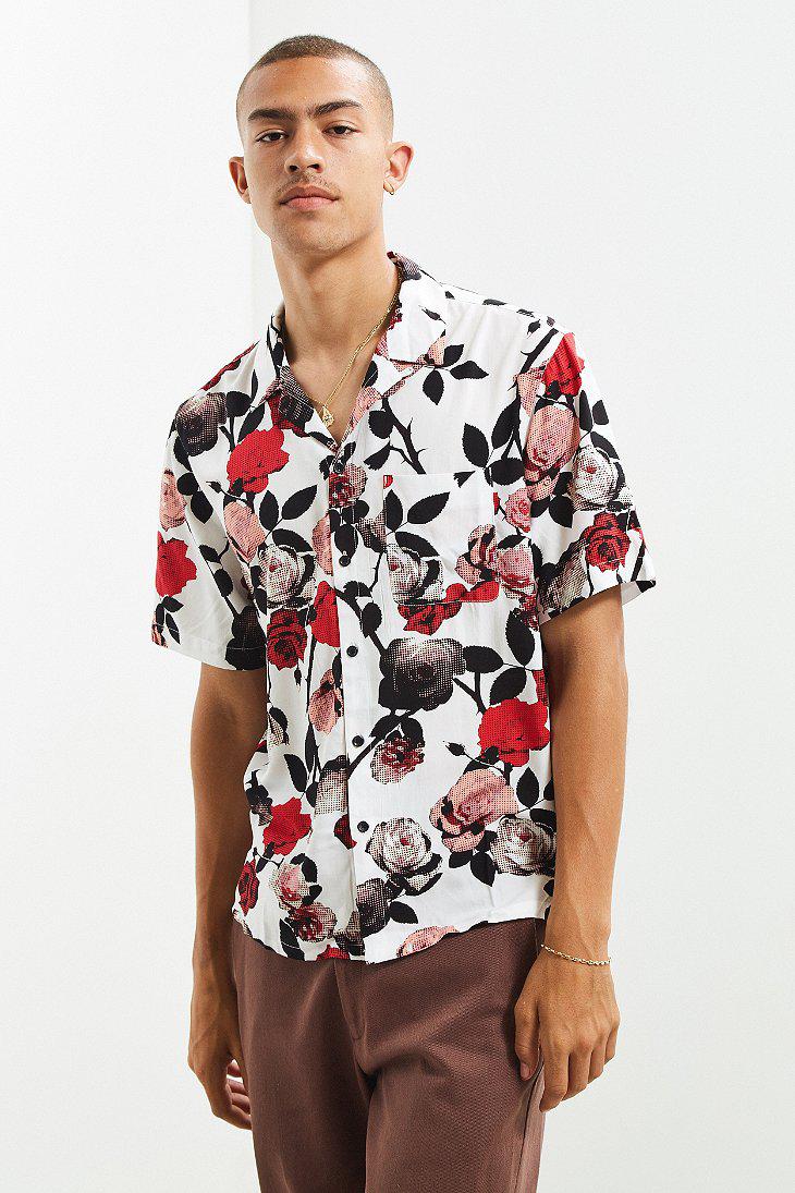 Urban Outfitters Uo Rose Rayon Short 