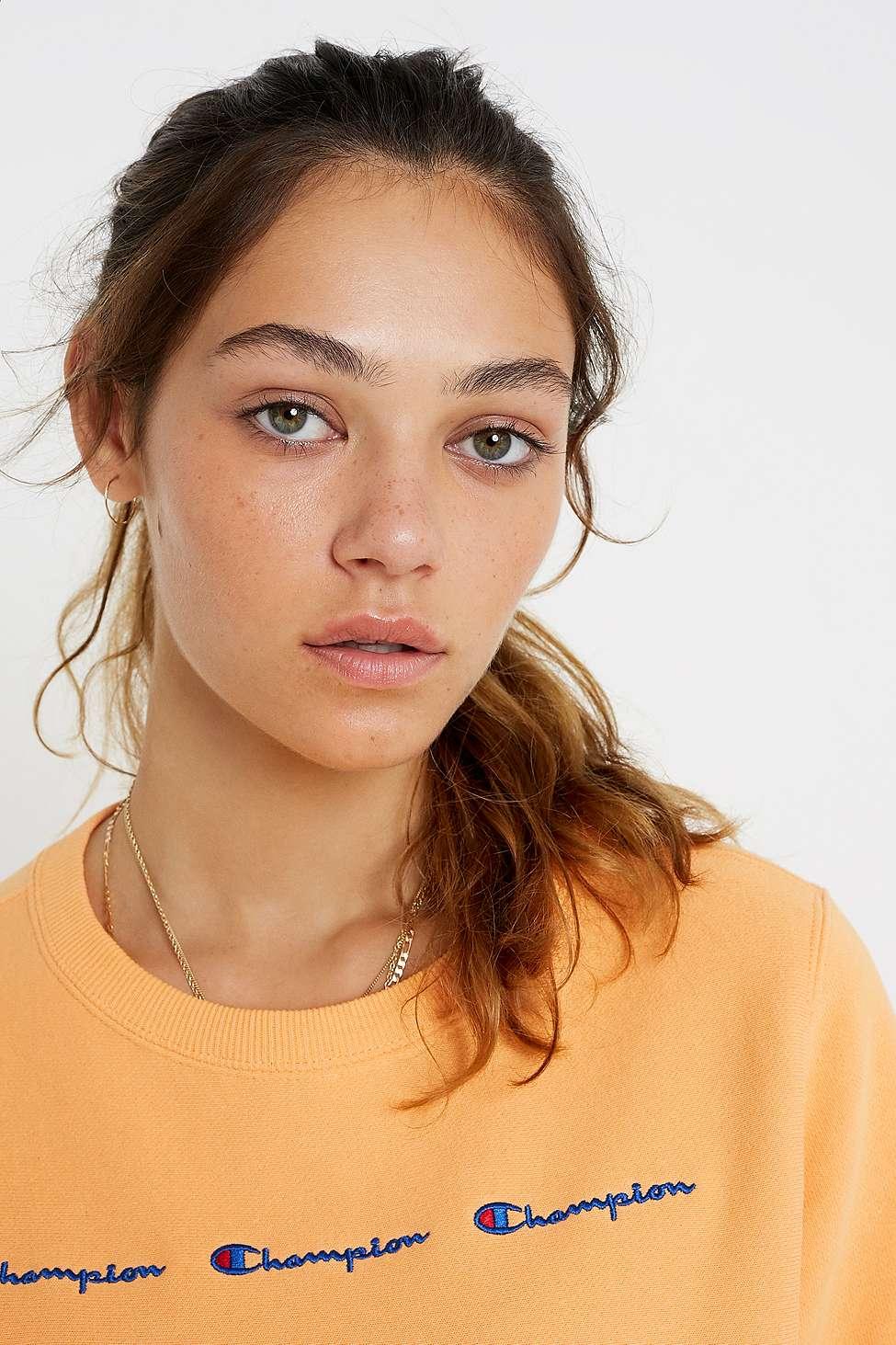 apricot champion hoodie